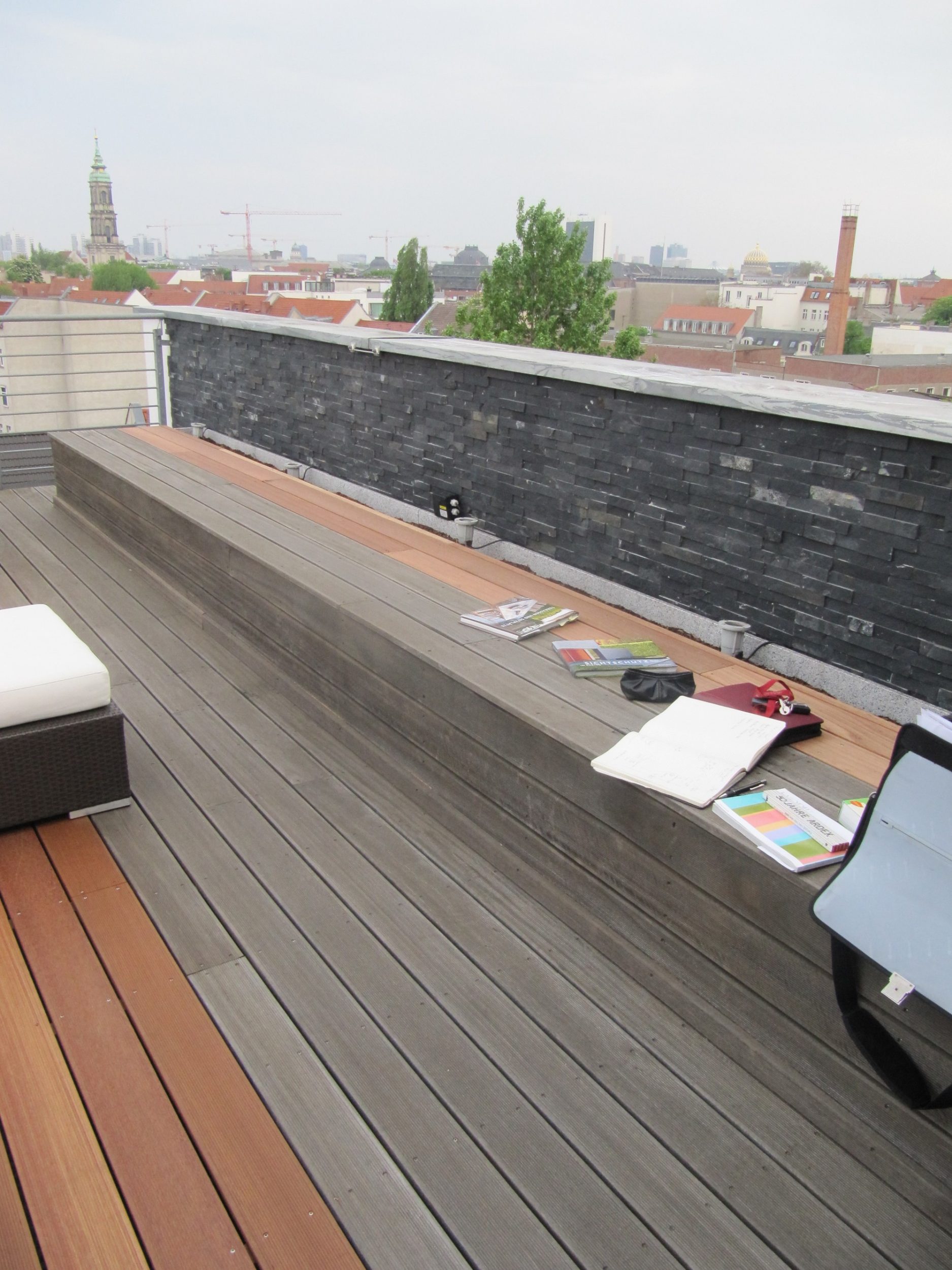 Dachterrassengestaltung mit Pflanzen in Berlin, Sichtschutzbepflanzung